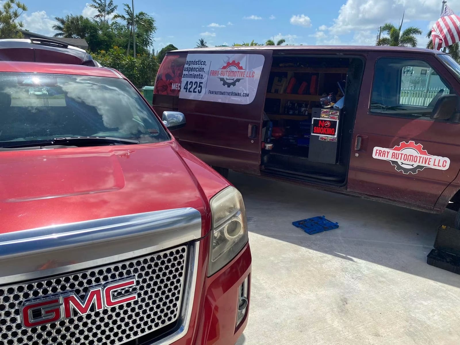 Fray Automotive mobile mechanic service van
